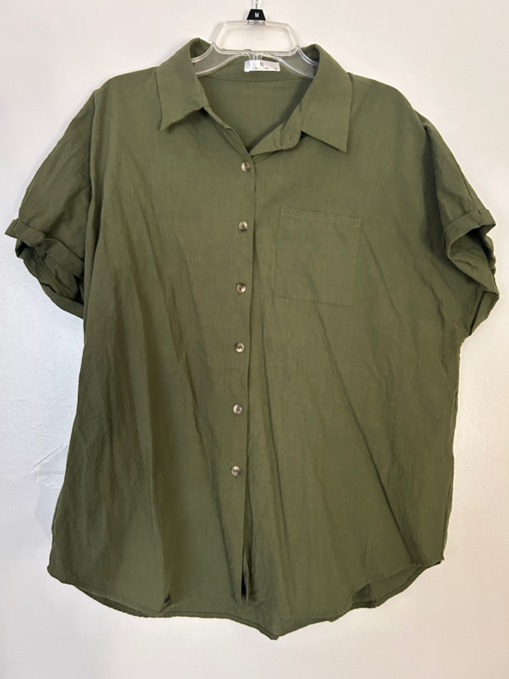 Green Collared Shirt